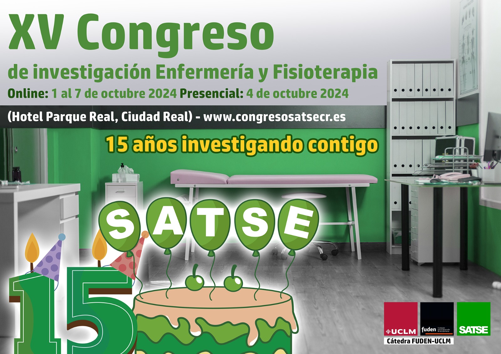 1. Envío de comunicaciones XV Congreso de Investigación SATSE Ciudad Real