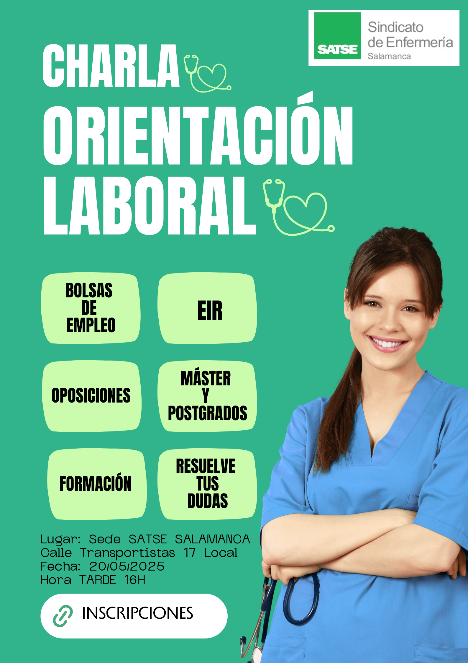 CHARLA ORIENTACIÓN LABORAL ESTUDIANTES TARDE
