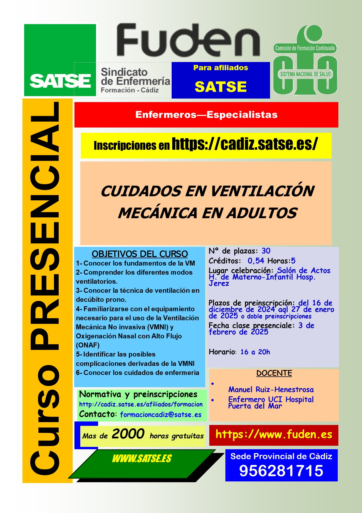 Cuidados en Ventilación Mecánica en Adultos