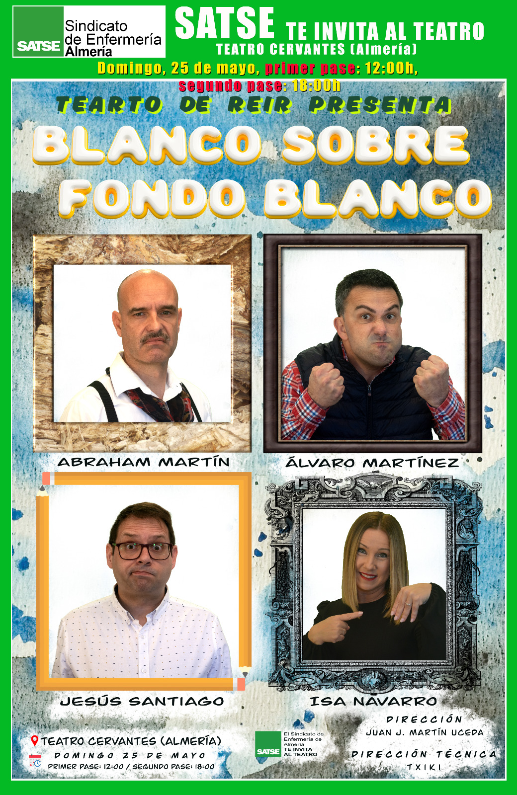 SEGUNDO PASE ALMERÍA - SATSE TE INVITA AL TEATRO: 