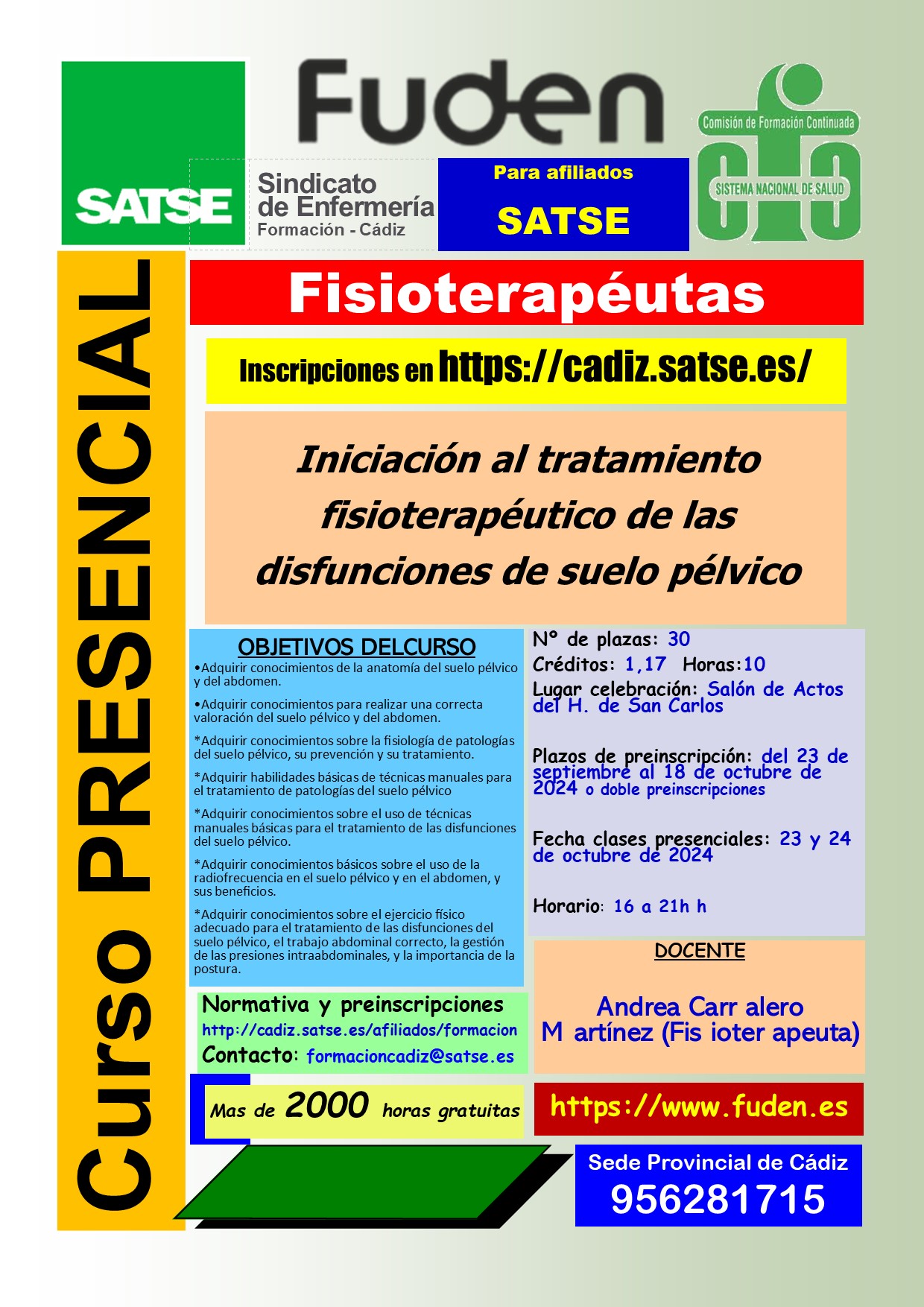 FISIOTERAPEUTAS - Iniciación al tratamiento fisioterápico de las disfunciones de Suelo Pélvico