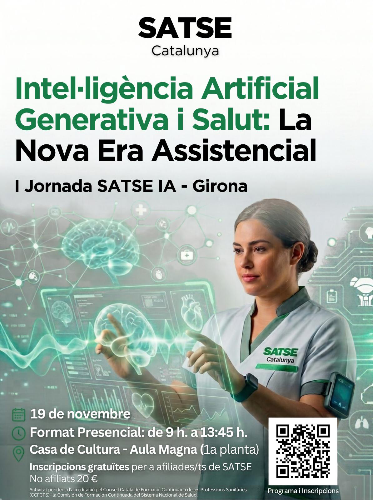 JORNADA GIRONA: Intel·ligència Artificial Generativa aplicada a la pràctica per infermeres i fisioterapeutes