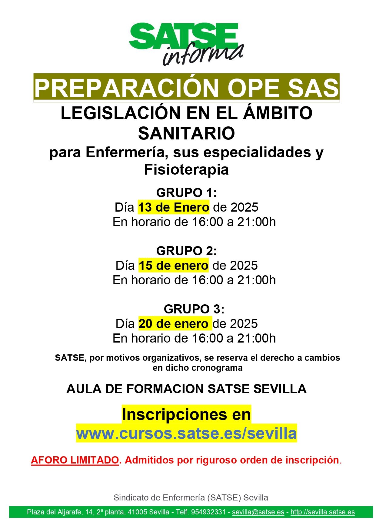 GRUPO 2 LEGISLACIÓN PREPARACIÓN OPE - LEGISLACIÓN EN EL ÁMBITO SANITARIO