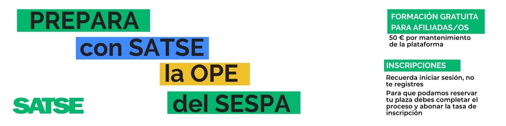 Preparación OPES SESPA 2025