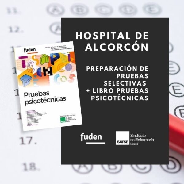 Preparación de pruebas selectivas del Hospital de Alcorcón + libro Pruebas psicotécnicas